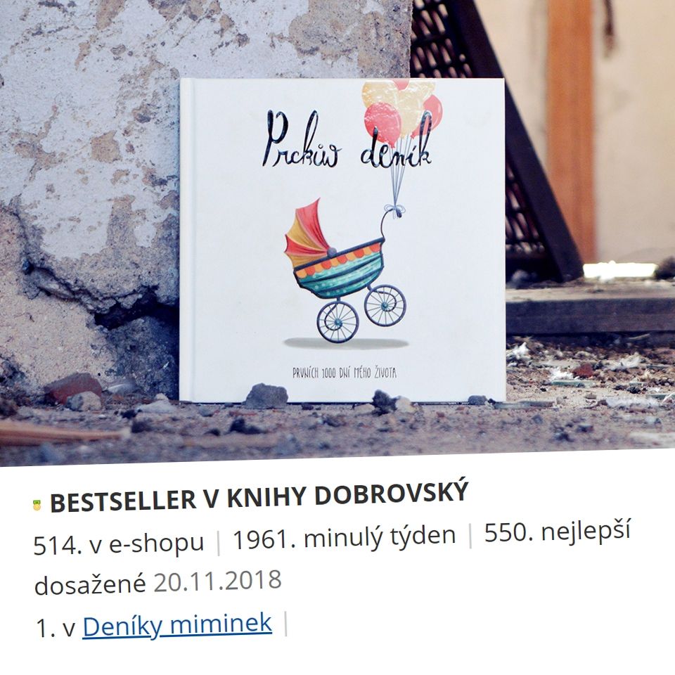 Prckův deník, bestseller